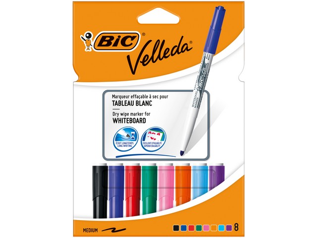 Whiteboardmarker BIC Velleda1741 ass/et8