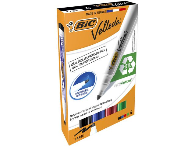 Whiteboardmarker Velleda Eco 1701 ass/d4