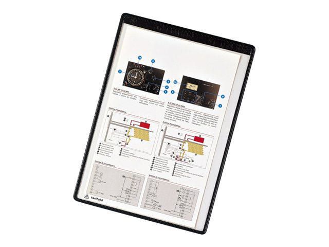 Zichtpaneel Tarifold A4 PVC magn zw/pk5