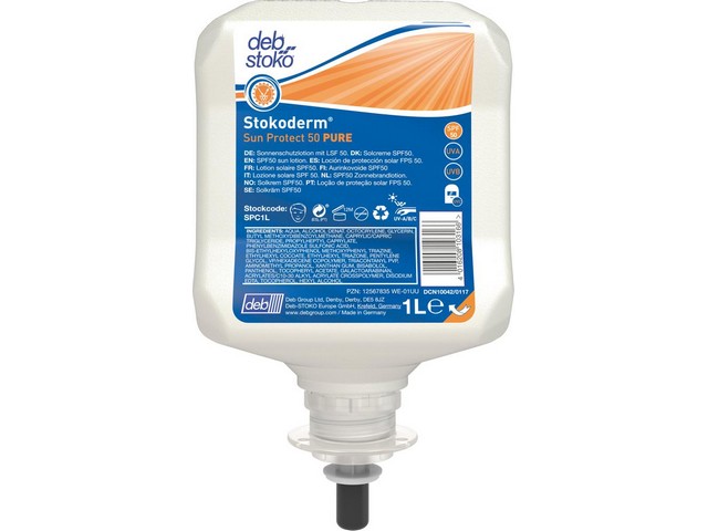 Zonnebrandcreme Stokderm prot. 50/fl 1L